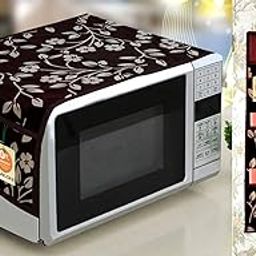 KANUSHI Industries® Wall Hanging Magazine/Organiser, Letter Holder, Pocket Organiser +1Pc Microwave/Oven Top Cover with 4 Utility Pockets (MGZ+Micro-Brown-Raj)-image-96