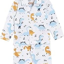 Baby and Kids Cotton Printed Pyjama Set | Printed | Cotton | Nightwear | Sleepwear | Pajama Set for Boys and Girls-7
