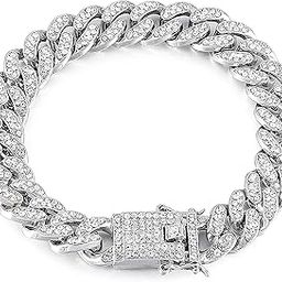 Stylish Bracelet For Men Women Gold Plated American Diamond Studded Charming Golden Bracelets For Women Girls Men Boys Jewellery Accessories Love Gifts-image-101