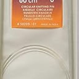 Vardhman Pony alluminium fix Circular Knitting Needles pins 80cm no.8-picture-21