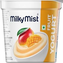Milky Mist Mango Yoghurt | Made with Real Fruits | Zero Preservatives | Healthy & Delicious | Smooth Texture | 100 g-80