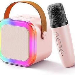 Digi Collections Rechargeable Karaoke Mic with Speaker for Singing,Voice Changing Effects with Microphone & Dynamic LED Lights Best Gifts Toys for 3+ Age-image-6