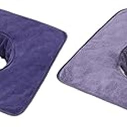 Massage Table Face Hole Towel Massage Table Cover Microfiber Soft for Salons Dark Gray-image-72