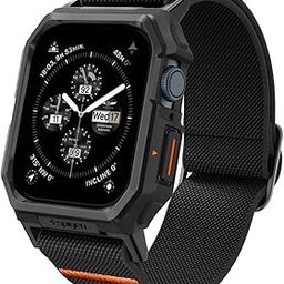 Spigen Lite Fit Pro Designed for Apple Watch Case Band for Apple Watch Series 9/8/7 45mm Durable TPU Case with Lightweight Fabric Band-image-25