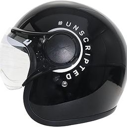 TVS Ronin Edition Open Face Helmet-Premium Open Face Helmet for Men & Women, High Impact ABS, UV Resistant Visor, ISI & DOT Certified-0