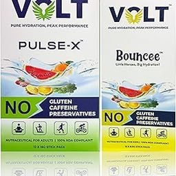 VOLT (SPORTS ENERGY HYDRATION) Volt Power Combo: Pulse-X - Bouncee Hydration Intensifier + Instant Energy Booster Active Family Energy Duo Dual Action Electrolyte & Hydration Supplement-image-99