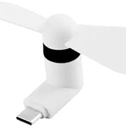 Generic Mini Type-C Fan Combo of 2 Pcs. 2-Blade High Speed USB Fan, Multi-colour, Smartphone Compatible-image-11