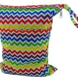 Reusable Bags, Washable Wetbag and Dry Cloth Diaper Double Zipper Waterproof Bag & Baby Diaper Bag for Mother for Travelling & Laundry Bag for Clothes & Diaper Bag Organiser Pouch-3