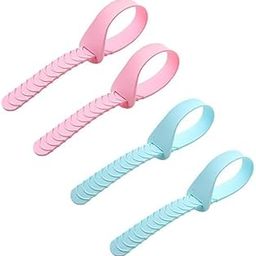 PUTHAK Toilet Seat Handle Lifter - Household Cushion Lifter for General Purpose Sitting - Avoid Touching Lid (Pack of 4)-image-1