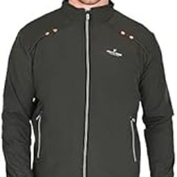 Men's Lightweight Single Layer Windcheater Jacket | Full Sleeve Red Solid Men Casual Jacket (L, Olive)-picture-16