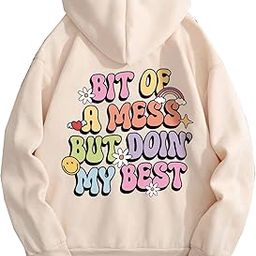 SXV 'BIT of A Mess’ Printed Cool Aesthetic Sweatshirt Hoodie-image-56