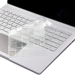 Clear Keyboard Cover Prtoector for Microsoft Surface Book 1/2/3 13.5"/15" and Microsoft Surface Laptop 1/2 2017/2018+, Ultra Soft-Touch Keyboard Skins, US Layout-image-38
