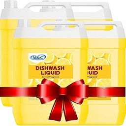 M&C HOMECARE Dishwash Liquid Gel Lemon Can Jar 5 Litre Fast Cleansing & Antimicrobial action with long-lasting hygienic & refreshing, Leaves No Residue, Grease Cleaner For All Utensils, Dishwashing-image-46