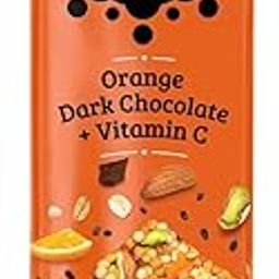 Mojo Bar Energy Bars Orange Dark Chocolate & Vitamin C | 100% Whole Grains, Nut & Fruit | High Energy & Granola Bars | Pack of 6 x 32g Energy Bars | Gluten Free & No Preservatives-1