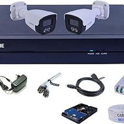 CareME 4 Channel 5MP HD DVR,IP67 2.4MP Dual Color Day & Night Vision Outdoor Camera (4CH 2 Bullet 500 GB HDD)-26