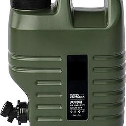 HEAVENGLOW Water Storage Tank with Faucet Water Container for Picnic Hiking Green 18L-image-77