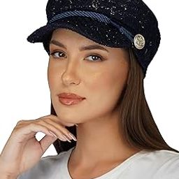 French Beret Cap Summer Season Unisex Artist Newsboy Hats, Ascot Cotton British Style Adjustable Women's Caps (8117, Free Size)-image-75