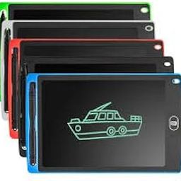 LED Writing Pad Tablet 8.5 Inch /21.59 cmElectronic Writing Scribble Board for Kids Adults, Portables Drawing Tablet, Slate Board, E-Note Pad, Remove Button (Multicolor)-18