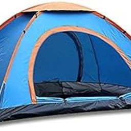 Emcrovi Waterproof Portable Multicolour Picnic Dome Camping Tent for 2/4/6 Person (4 Person Tent)-image-80