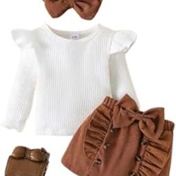 Adorable Baby Girl's Winter Wear Dress Set with Matching Headband-picture-37