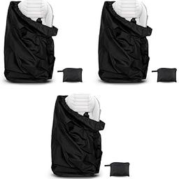 SNOWIE SOFT® Travel Bag for Baby Stroller 600D Oxford Waterproof Dust-Proof Organizer Multipurpose Storage Folding Pram Car Seat Pack of 1 3PCS-14
