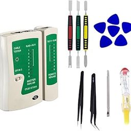 CRAFTS HAVELI Combo of Digital Tester RJ45 LAN Tester & 3Pc Spudger Set & 6pc Mobile Opener, Anti Static Tweezer & Tester-picture-15