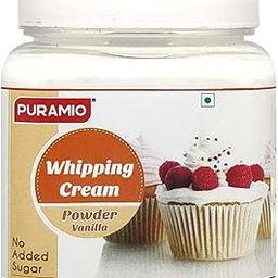 Puramio Whipping Cream Powder Vanilla (No Added Sugar)- (200gm)-image-7