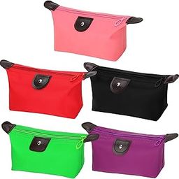 MTROYALDIA 5 PCS Cute Small Makeup Bags for Purse, Waterproof Mini Zipper Cosmetic Bags, Luggage Accessories for Travel-image-63