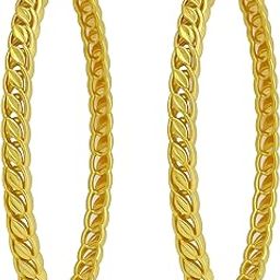 One Gram Gold Plated Traditional Bangles for Women and Girls (4034)-image-76