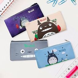 Party Propz Cute Pouches for Stationery - 4 Pcs Pencil Pouch for Girls & Boys | Return Gift Stationery | Pencil Pouch Return Gifts for Kids | Large Capacity Pencil Pouches-image-44