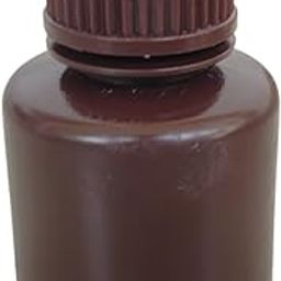 AANIJ® Reagent Bottle Laboratory Grade HDPE Narrow Mouth Amber Leak proof with cap Capacity 30 ml For filling Liquid Laboratory Pack of (10)-image-7