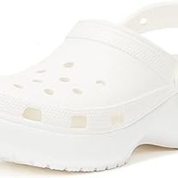 crocs Girls White Clogs-W6 (206750-100)-picture-34