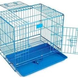Removable Tray Cage for Dog & Rabbit 30 Inch Blue-image-22