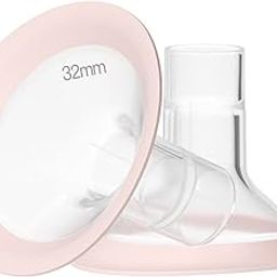 NCVI Breast Pump Flanges 32mm, Authentic ncvi and Replacement Breast Pump Parts Made Without BPA, 2 Count(32mm Flange)-image-13