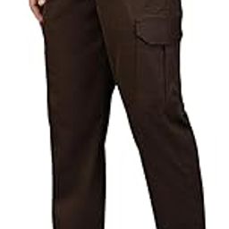 Pure Cotton Trackpants (Cargo Pants) for Men, Loose Regular Fit Trousers, Multi Pocket Utility Wear for Outdoor, Casual Bottom for Gym, Workout & Office-image-34
