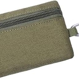 Multi-Purpose Money Wallet Bag Change Purse Key Pouch with Zipper Minimalist Green Clothing, Shoes & Accessories | Mens Accessories | Wallets-48