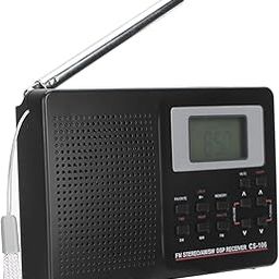Portable Radio AM FM SW, Mini FM AM SW MW Receiver Vintage Pocket Radio, CS 106 Full Band Radio with Earphone for Gifts Family Seniors Friends-picture-13