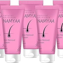 Namyaa Hair Removing Cream for Intimate Skin with After Wax Soothing Serum with Vitamin C - Pack of 5-48