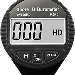 Electronic LCD Display Shore Durometer Sclerometer Rubber Thermal-Plastic Flooring Hardness Tester Meter Paragraph Tool Durometer Shore A Test Block Gauge With Certification- Hardness Tester Type A-39