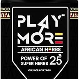 Herbal Deck Play More Natural Vitality Powder for Men, African Formula, Energy and Stamina Support-6