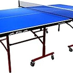 Stag Elite Outdoor Table Tennis Table Top Thickness 12 mm with Net Set, Table Cover, 2 Racquets and 6 Balls Features Quick Assembly and Play Back Mode-21