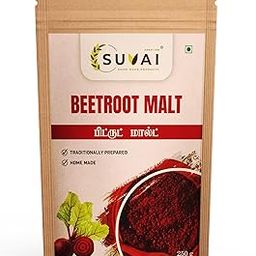 Suvai Beetroot Malt | Natural Health Drink Mix for Immunity, Iron & Energy | Tasty Beetroot Powder for Kids & Adults | No Preservatives – 250g-image-19