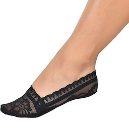 Multicolour Transparent Ankle Length Cotton Net Socks for Women and Girls, Stylish-image-3