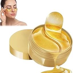 JIVANSHI ENTERPRISE Eye Patches for Dark Circles with 24k Gold | 60 Pcs Eye Cooling Gel Pads | Hydrogel Eyes Patch Mask-12