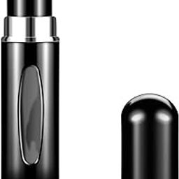 Kixre Portable Mini Perfume Atomizer, 5ml Travel Refillable Spray Bottle, Pocket Cologne Sprayer for Traveling and Outgoing (Black)-16