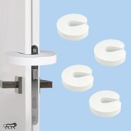BabyPro Baby Proofing Finger U-Shape Door Guard (Pack of 4, White) for Kids Safety U-Shape Door Stopper Guard-28