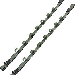2X Fishing Rod Holder Strap Belts Portable Hold 7 Rods for Cars Travel Truck Green-image-68