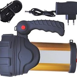AANTAR THE DIFFERENCE 100W Long Range Rechargeable Handheld Flashlight for Camping, Hiking, Hunting, Fishing, Outdoor Activities, Black-picture-29