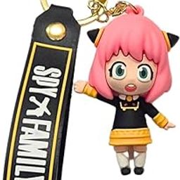Funfob Spy X Family Anya Forger Keychain With Hook & Strap For Anime Fans Multicolour Key Chains (Anya key) | Rubber-picture-13