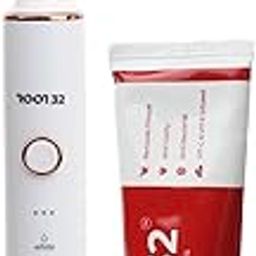 Root32 Electric Toothbrush with Soft Dupont Bristles 37000 Frequency Sonic Technology| Waterproof 6 Modes Includes 4 Replacement Brush Heads |Toothpaste & Minty Fresh Flavor Combo-image-60